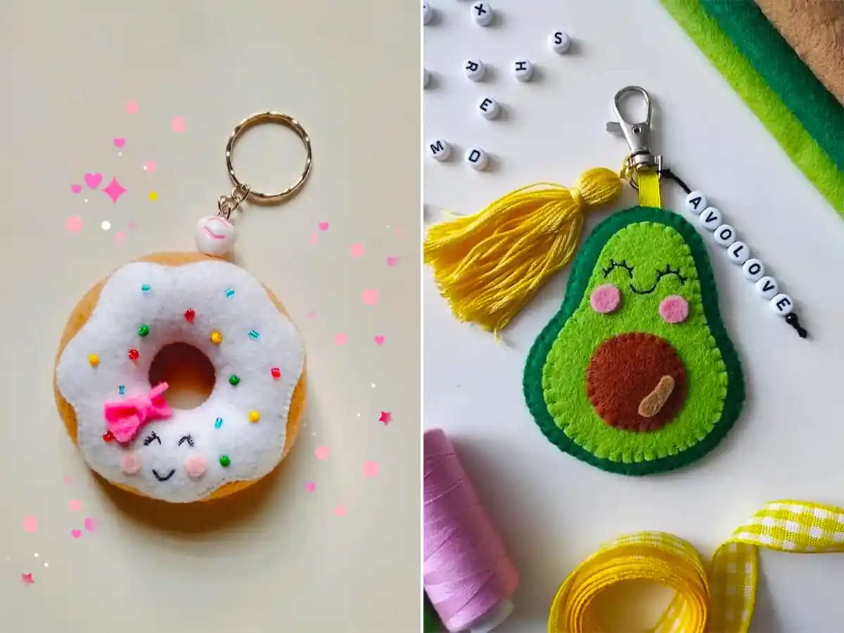 جاکلیدی نمدی دست دوز