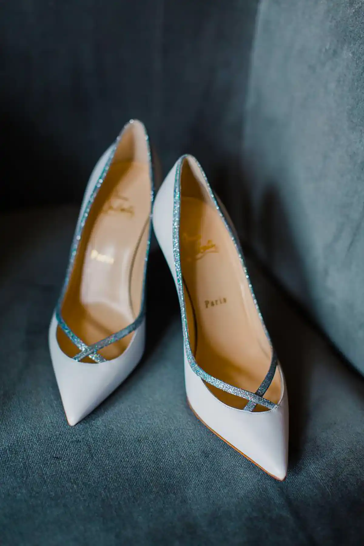 کفش پاشنه دار براق زیبا