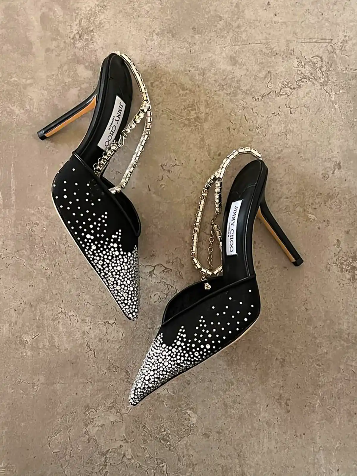 کفش پاشنه دار براق زیبا