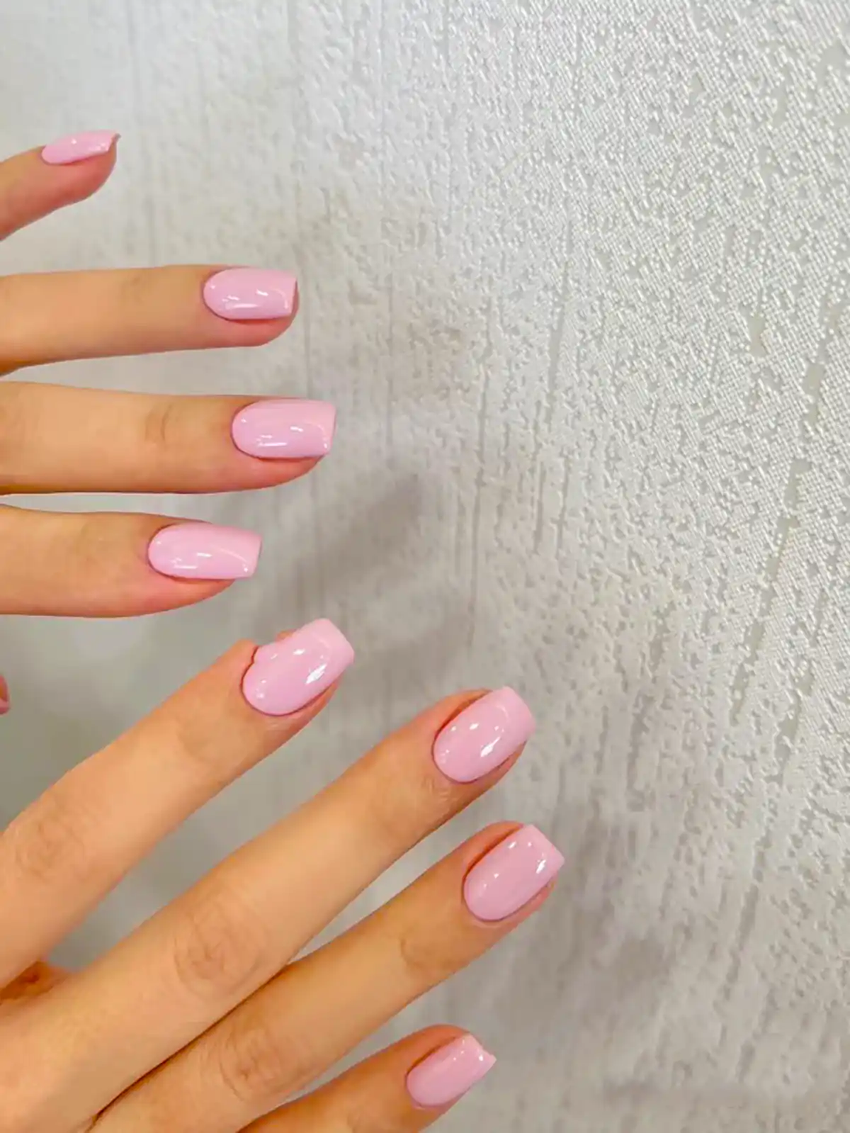 کاشت ناخن مربعی کوتاه