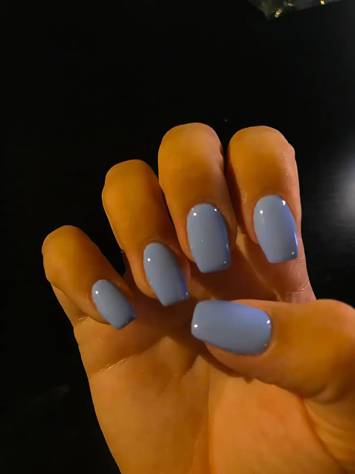 کاشت ناخن مربعی کوتاه