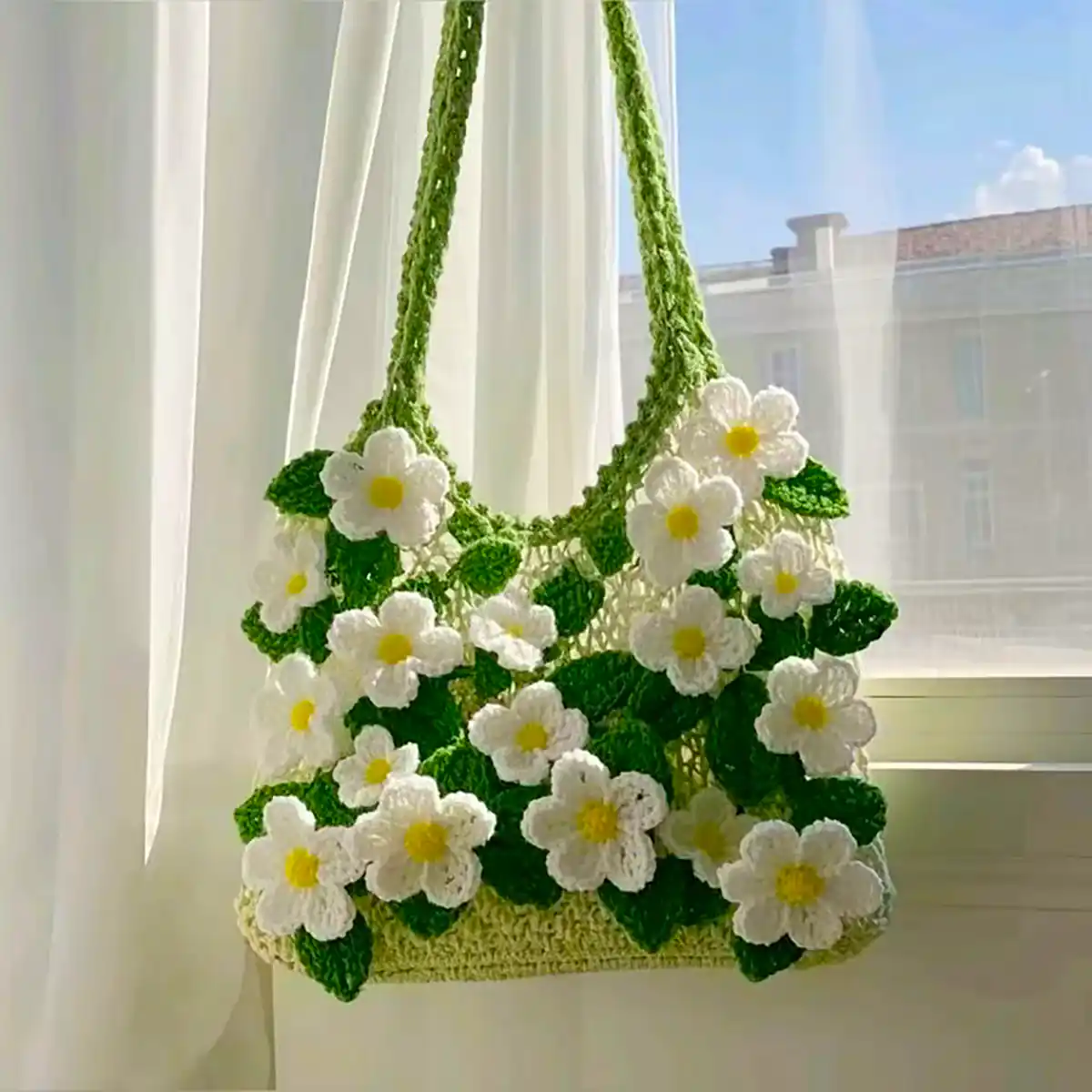 کیف بافتنی زیبا و جذاب