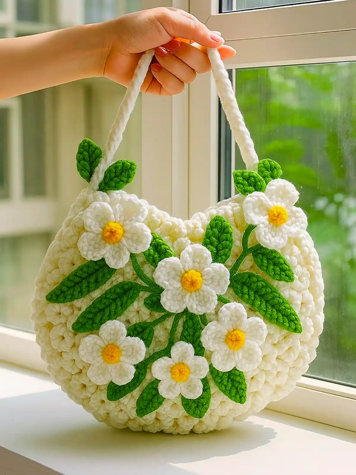 کیف بافتنی زیبا و جذاب