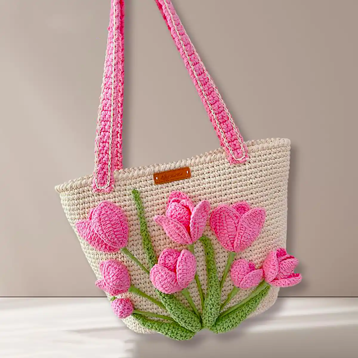 کیف بافتنی زیبا و جذاب