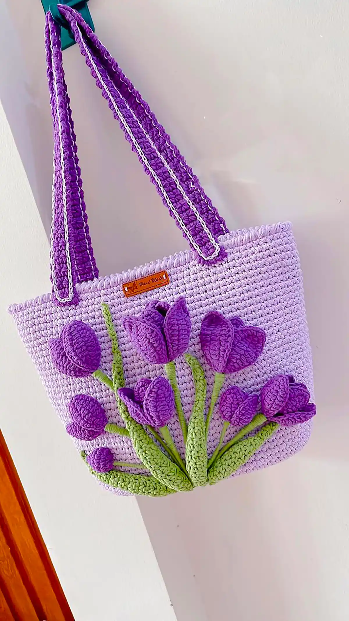 کیف بافتنی زیبا و جذاب