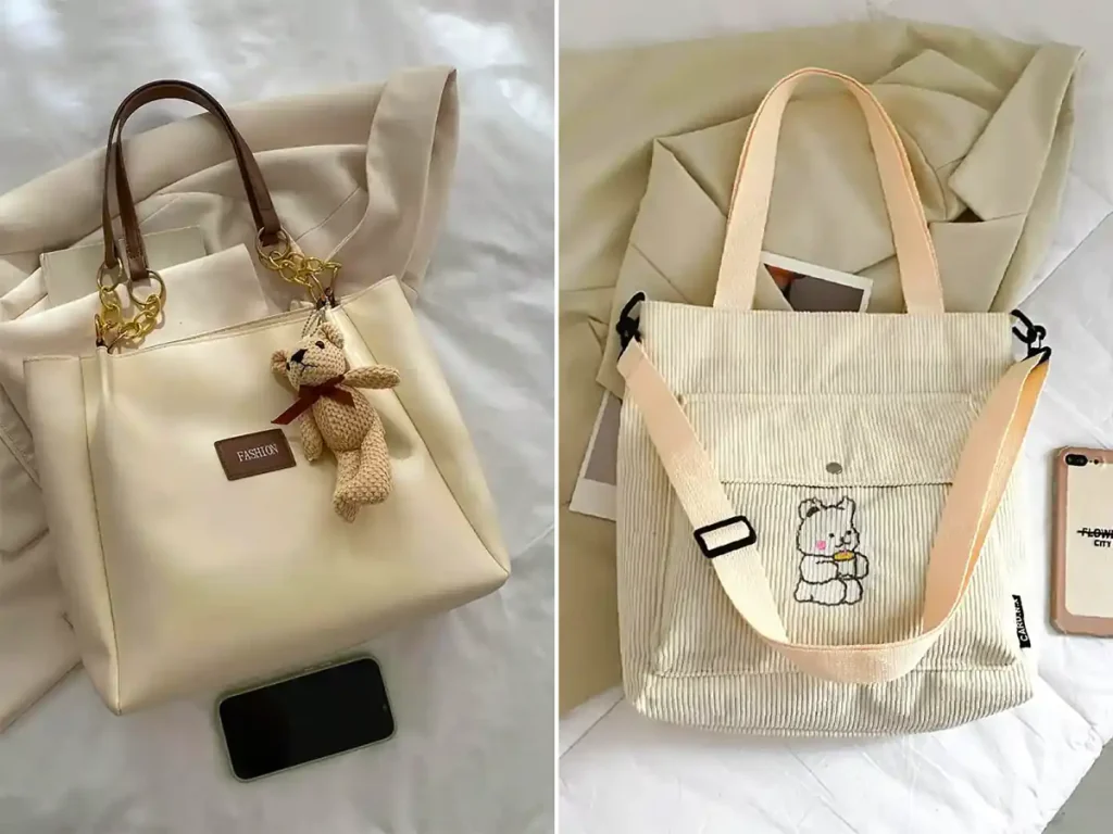 کیف پارچه جا دار دخترانه