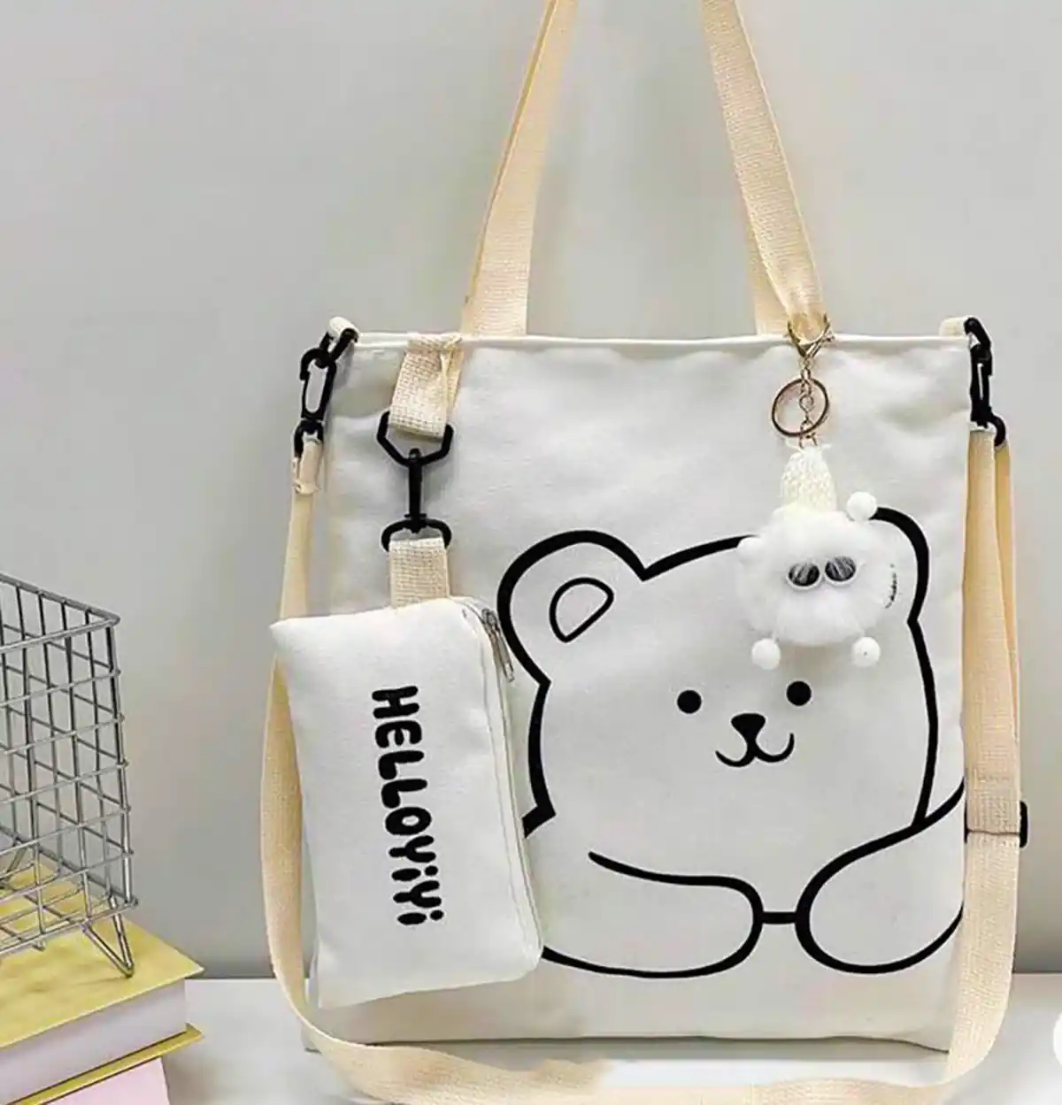 کیف پارچه جا دار دخترانه