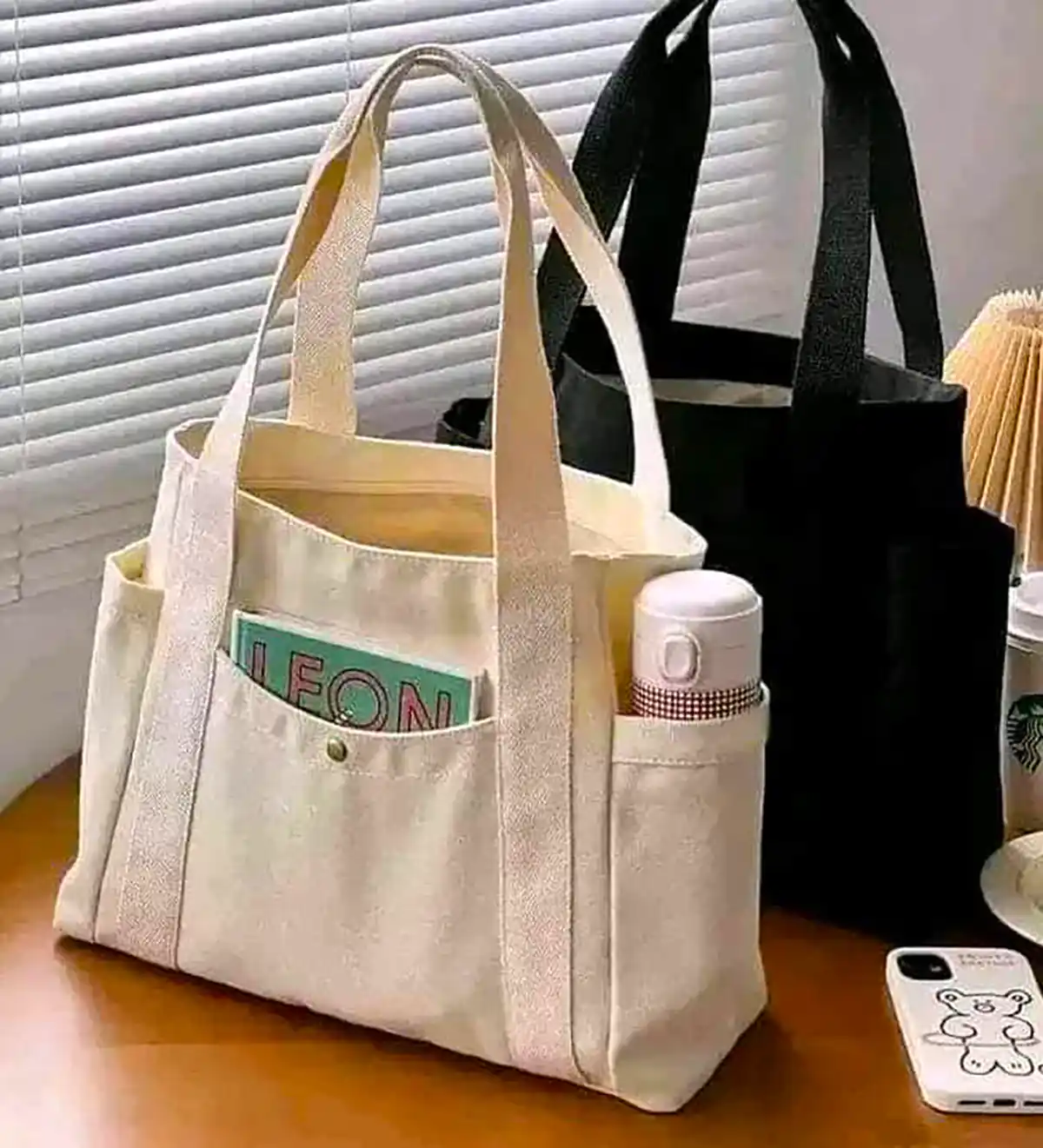 کیف پارچه جا دار دخترانه