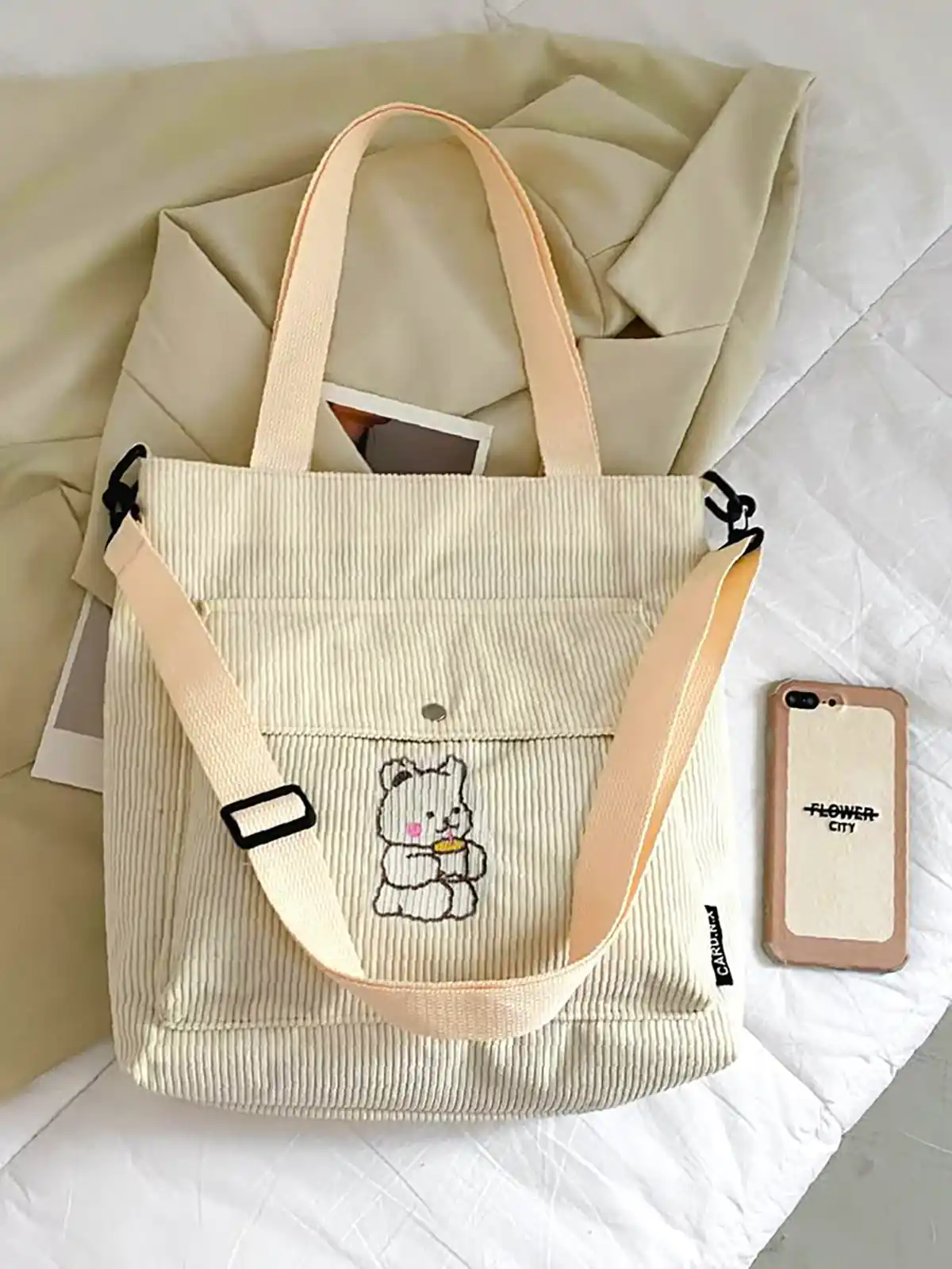 کیف پارچه جا دار دخترانه