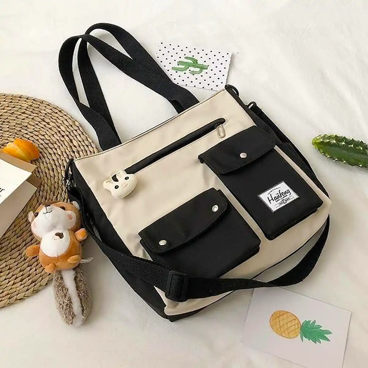 کیف پارچه ای دوشی زنانه