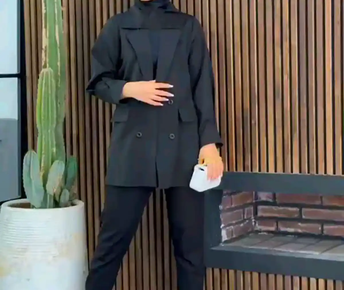 کت مشکی زنانه لاکچری