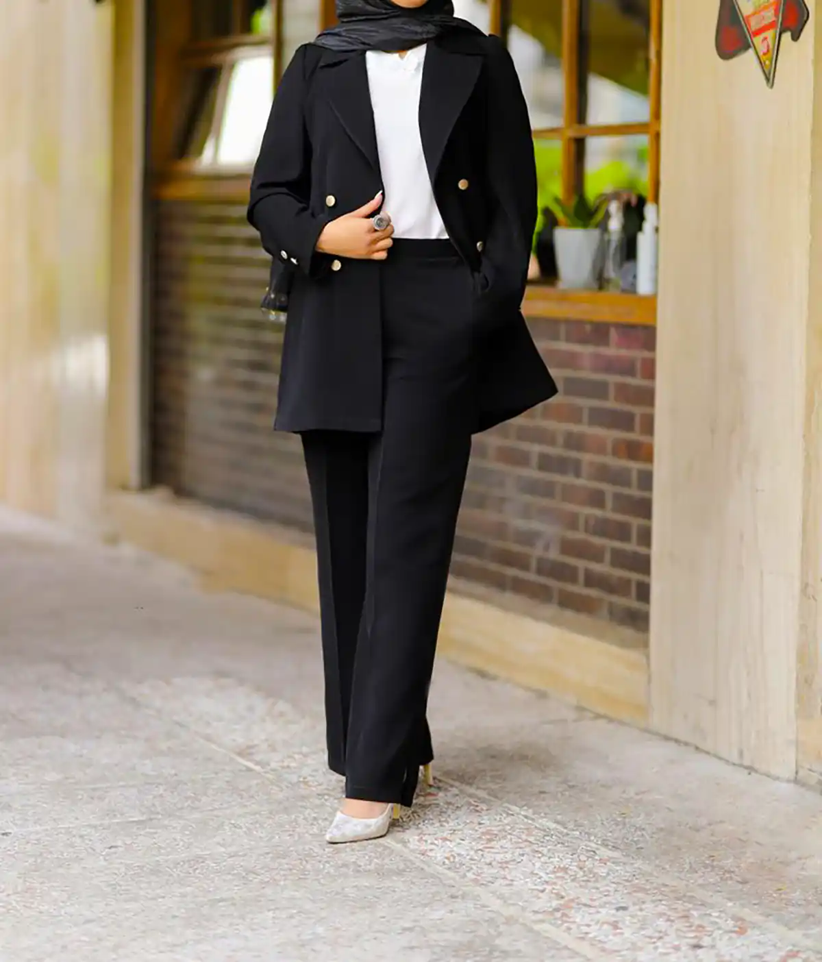 کت مشکی زنانه لاکچری