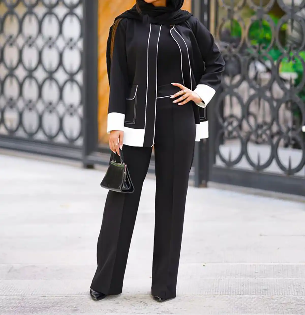 کت مشکی زنانه لاکچری