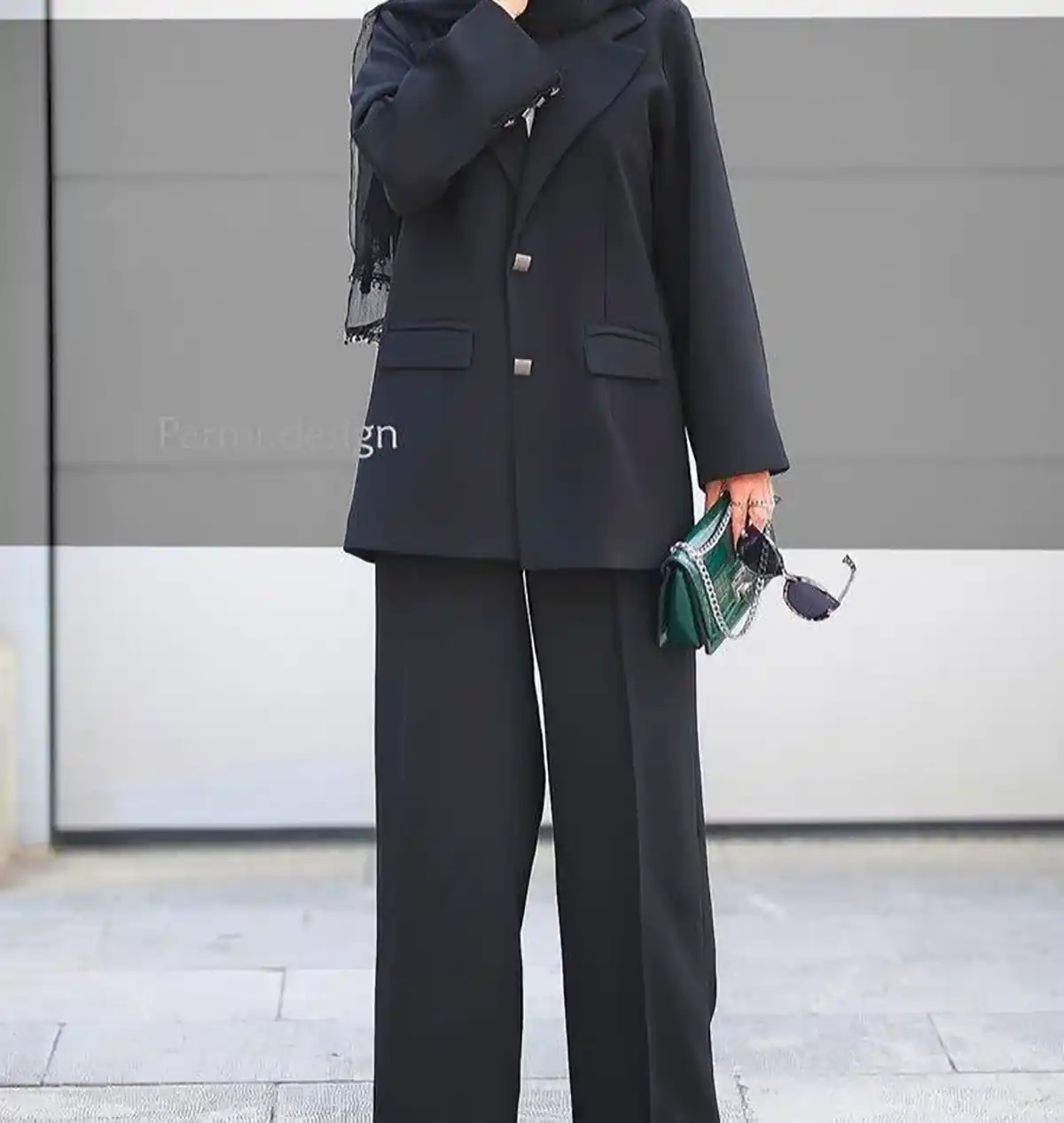 کت مشکی زنانه لاکچری