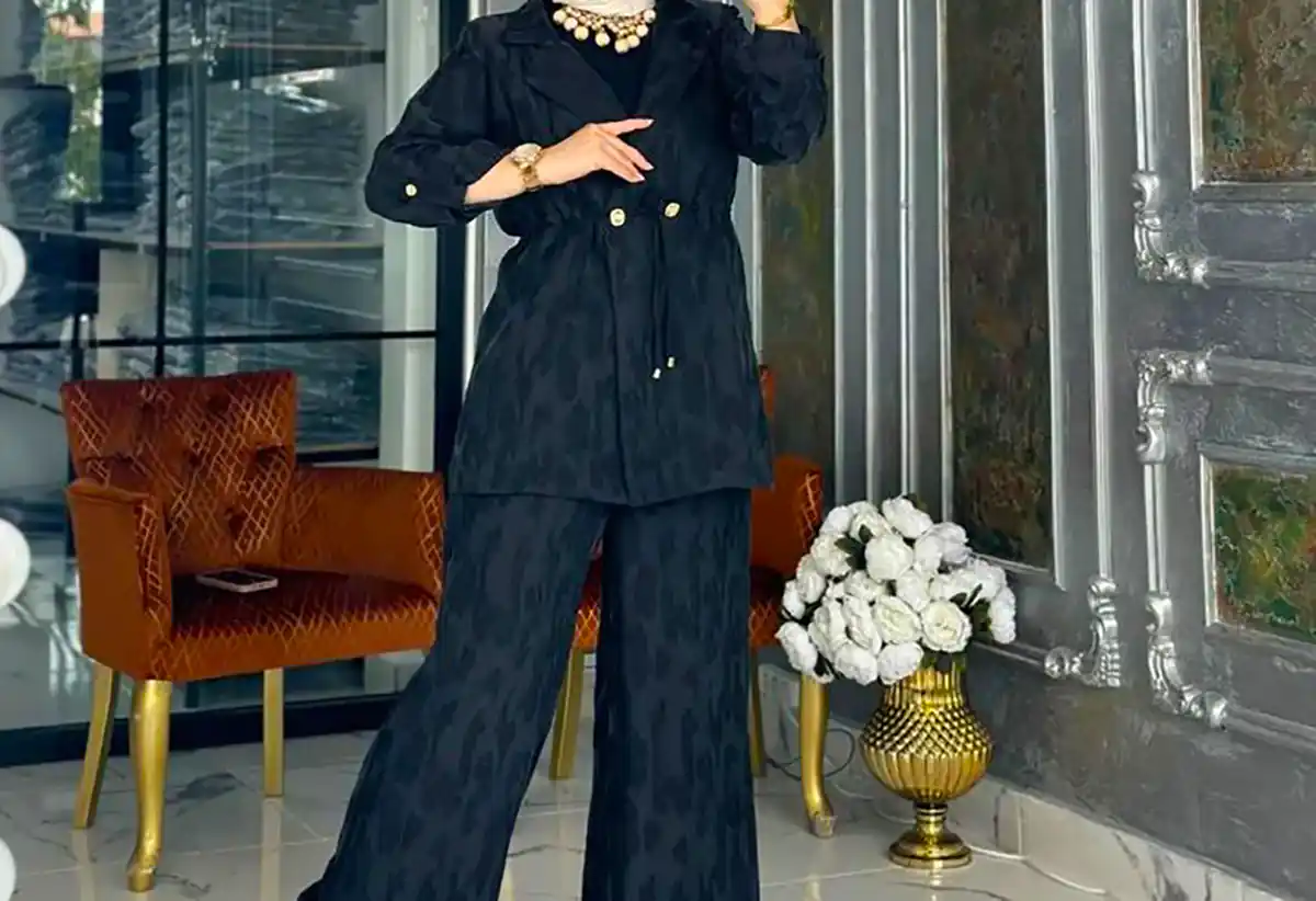 کت مشکی زنانه لاکچری