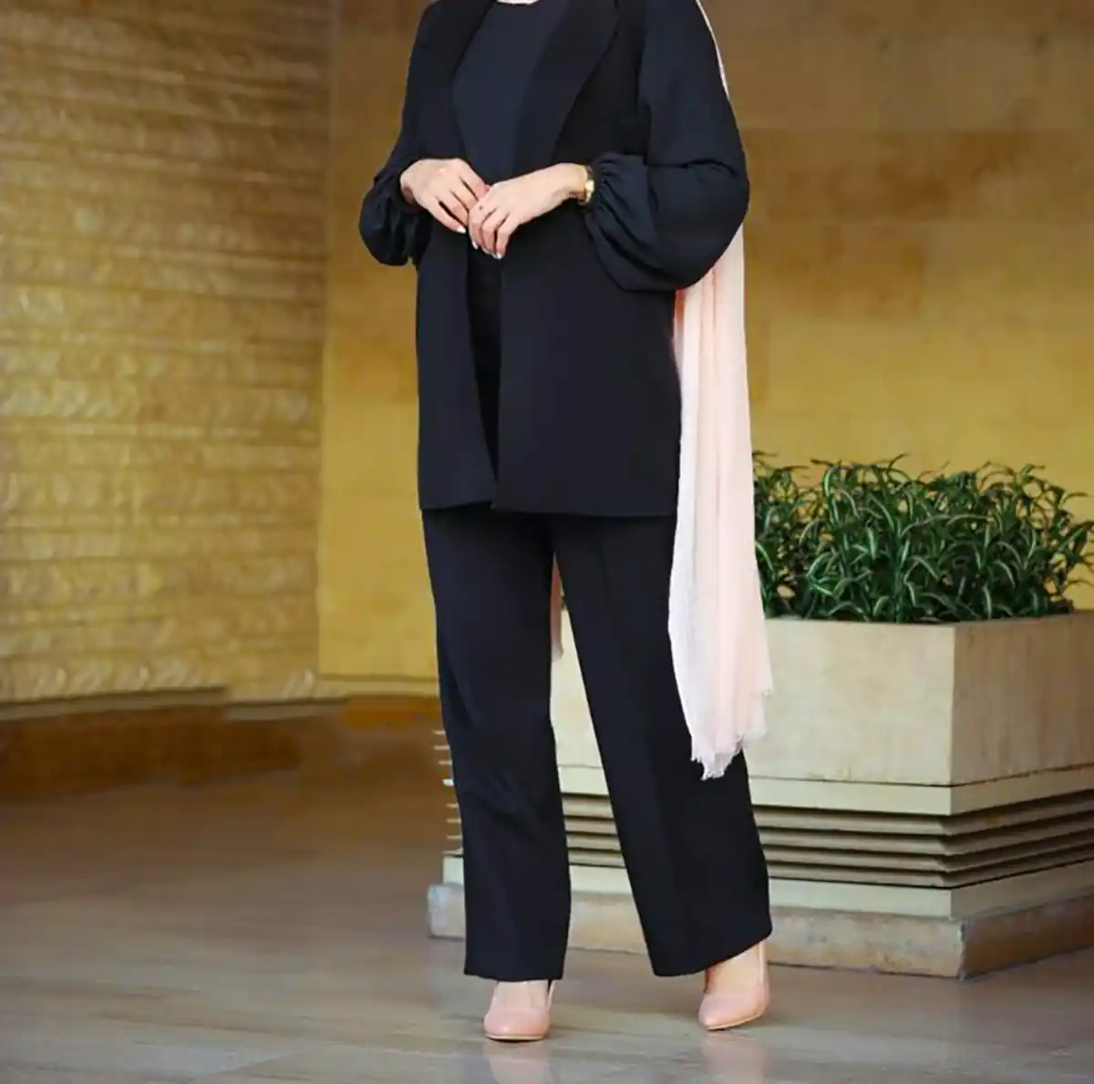 کت مشکی زنانه لاکچری