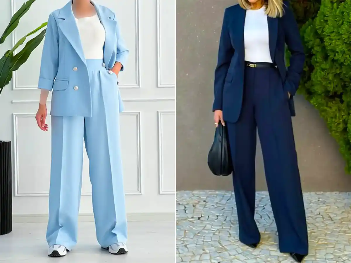 کت شلوار شیک زنانه زیبا