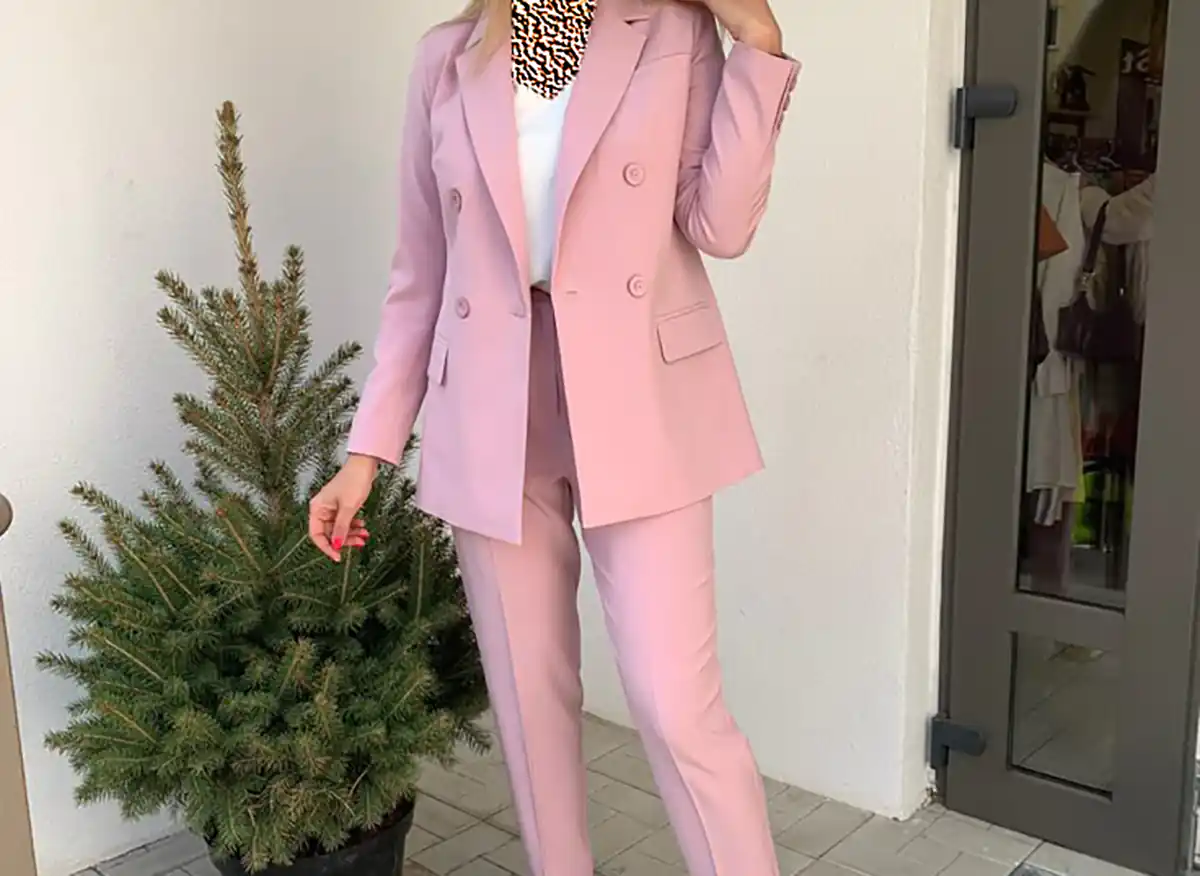 کت شلوار شیک زنانه زیبا