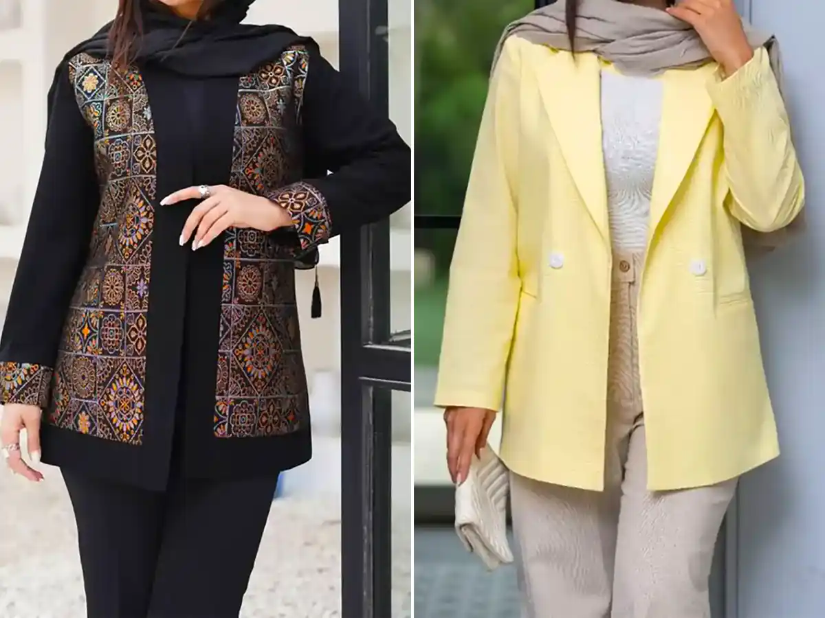 کت سوزن دوزی شده ترند