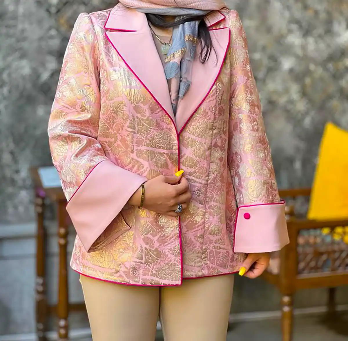 کت سوزن دوزی شده ترند