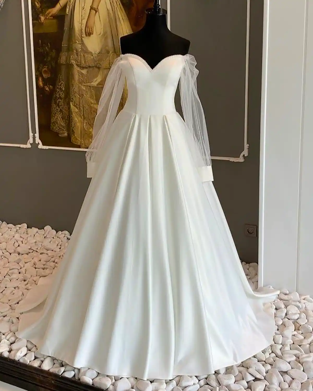 لباس عروس اروپایی ساده