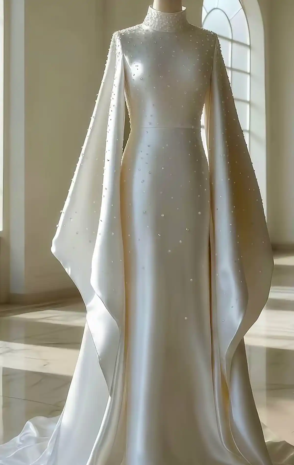 لباس عروس اروپایی ساده