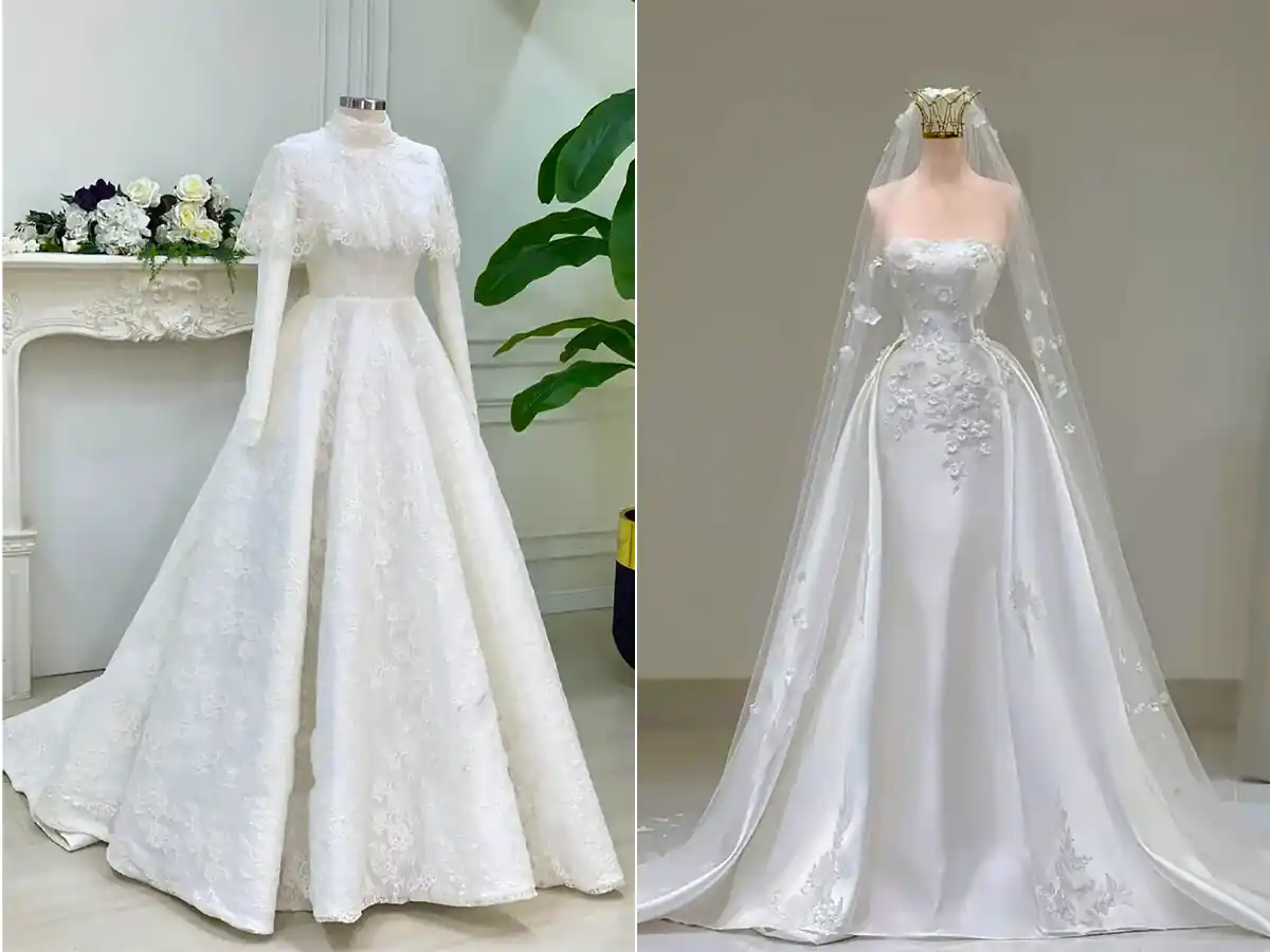 لباس عروس ساده و خاص