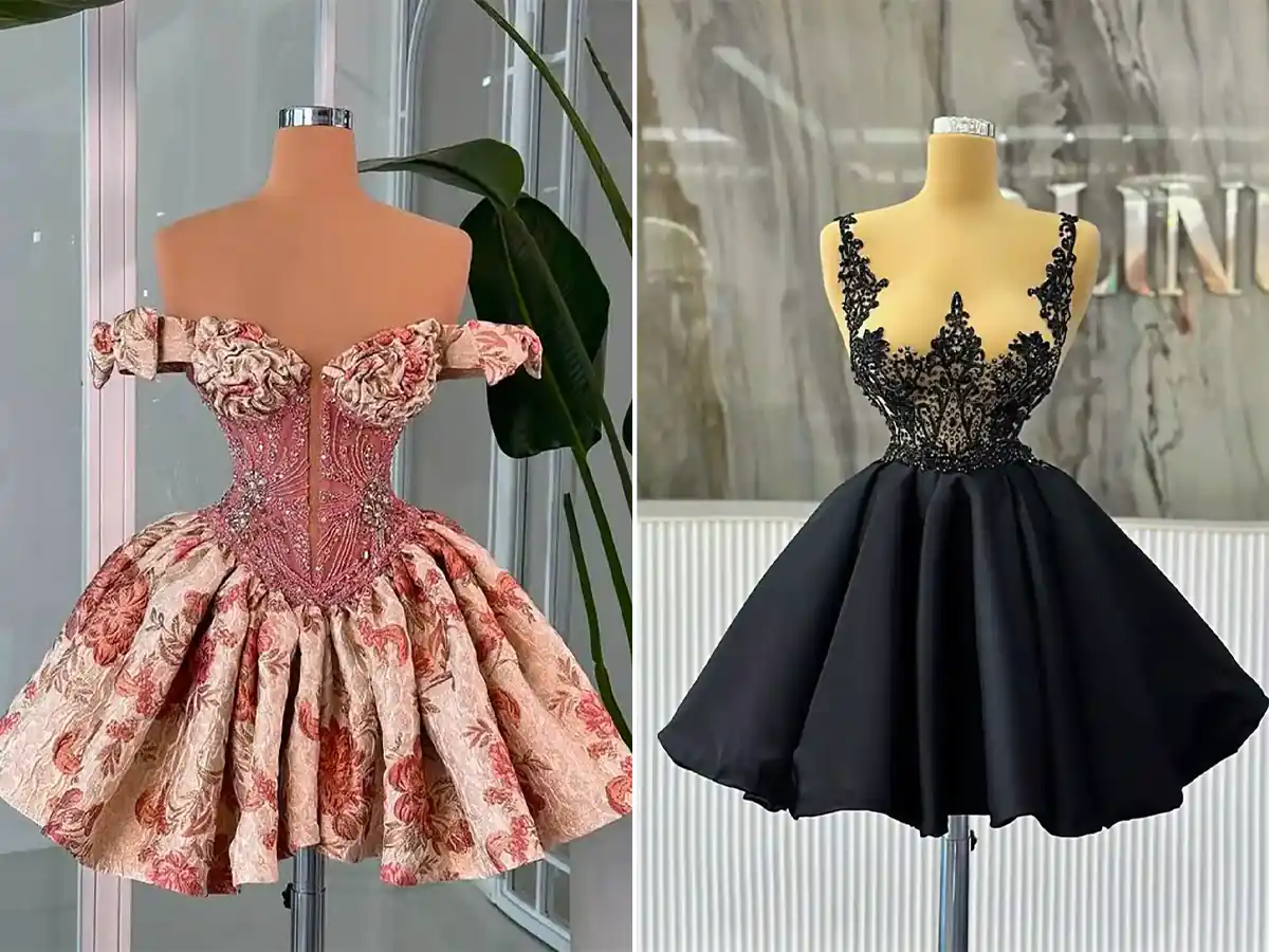 لباس مجلسی کوتاه و زیبا