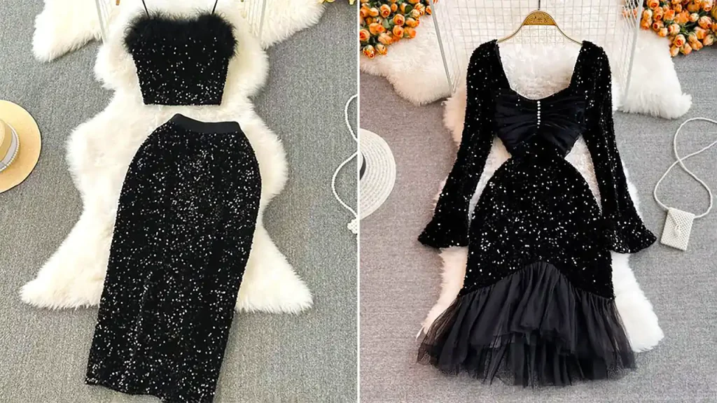 لباس مجلسی مشکی زنانه