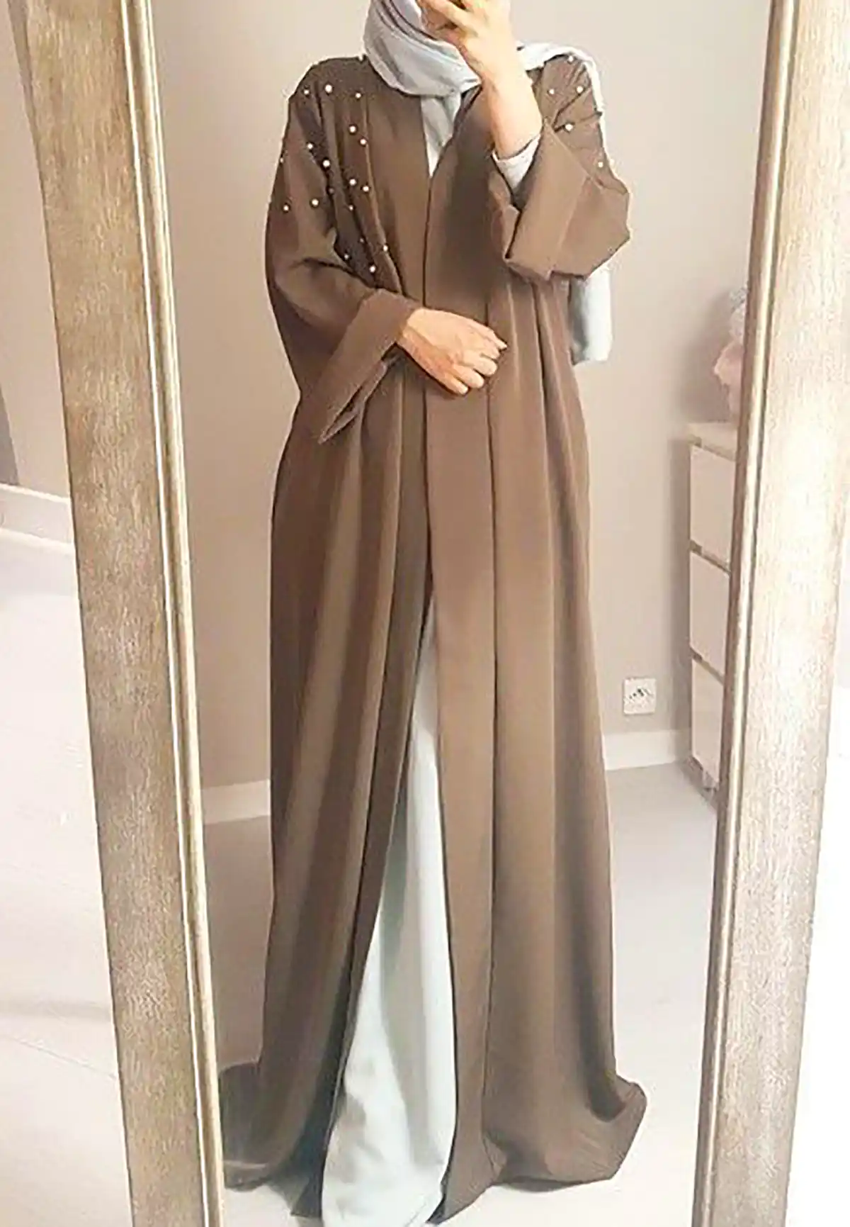 مانتو عبایی خوش دوخت و زیبا