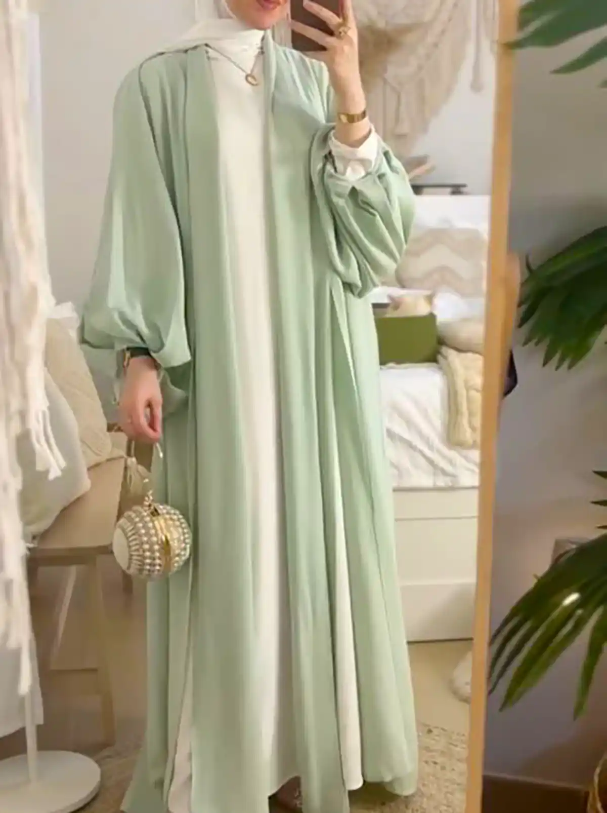 مانتو عبایی خوش دوخت و زیبا