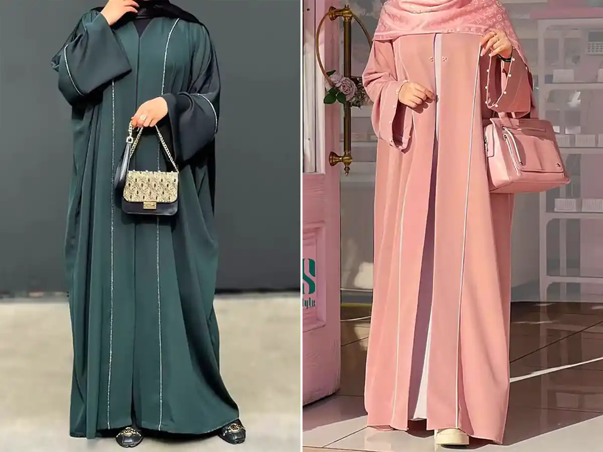 مانتو عبایی رنگی ترند