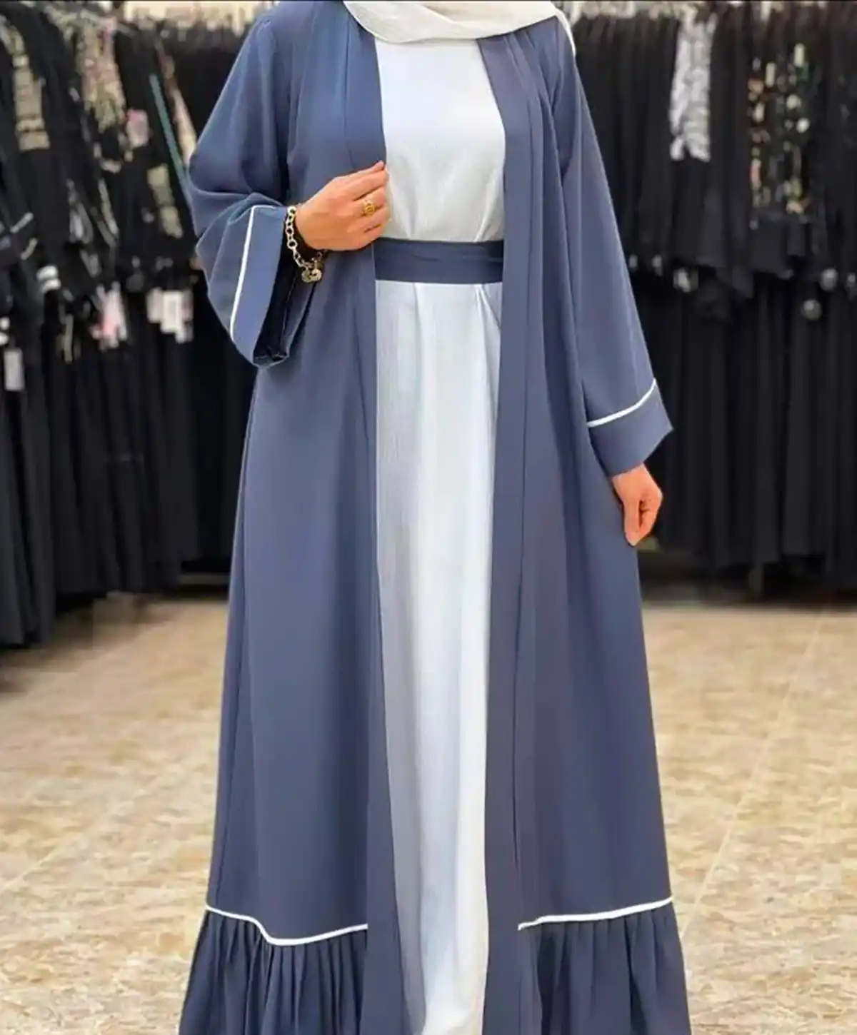 مانتو عبایی رنگی ترند