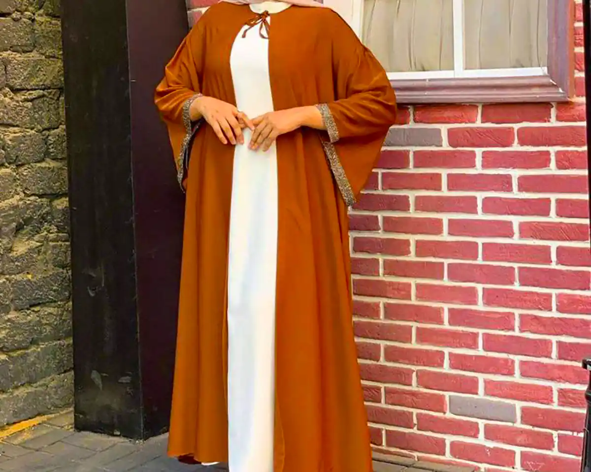 مانتو عبایی رنگی ترند