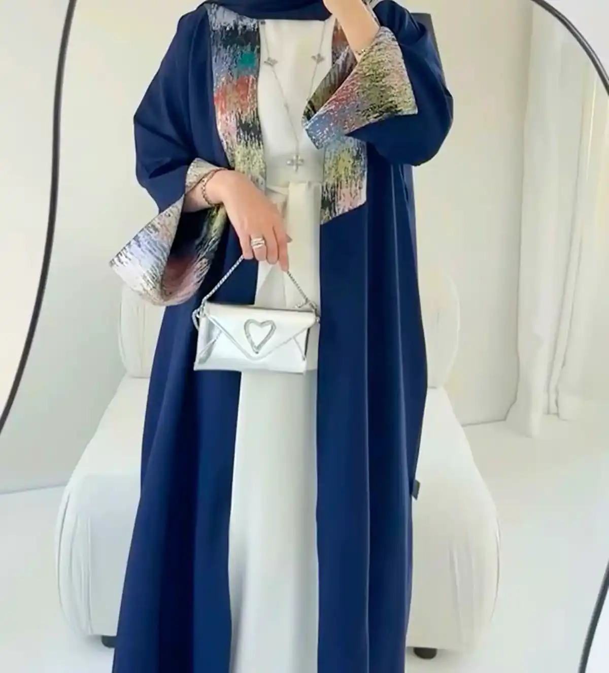 مانتو بلند عبایی زیبا