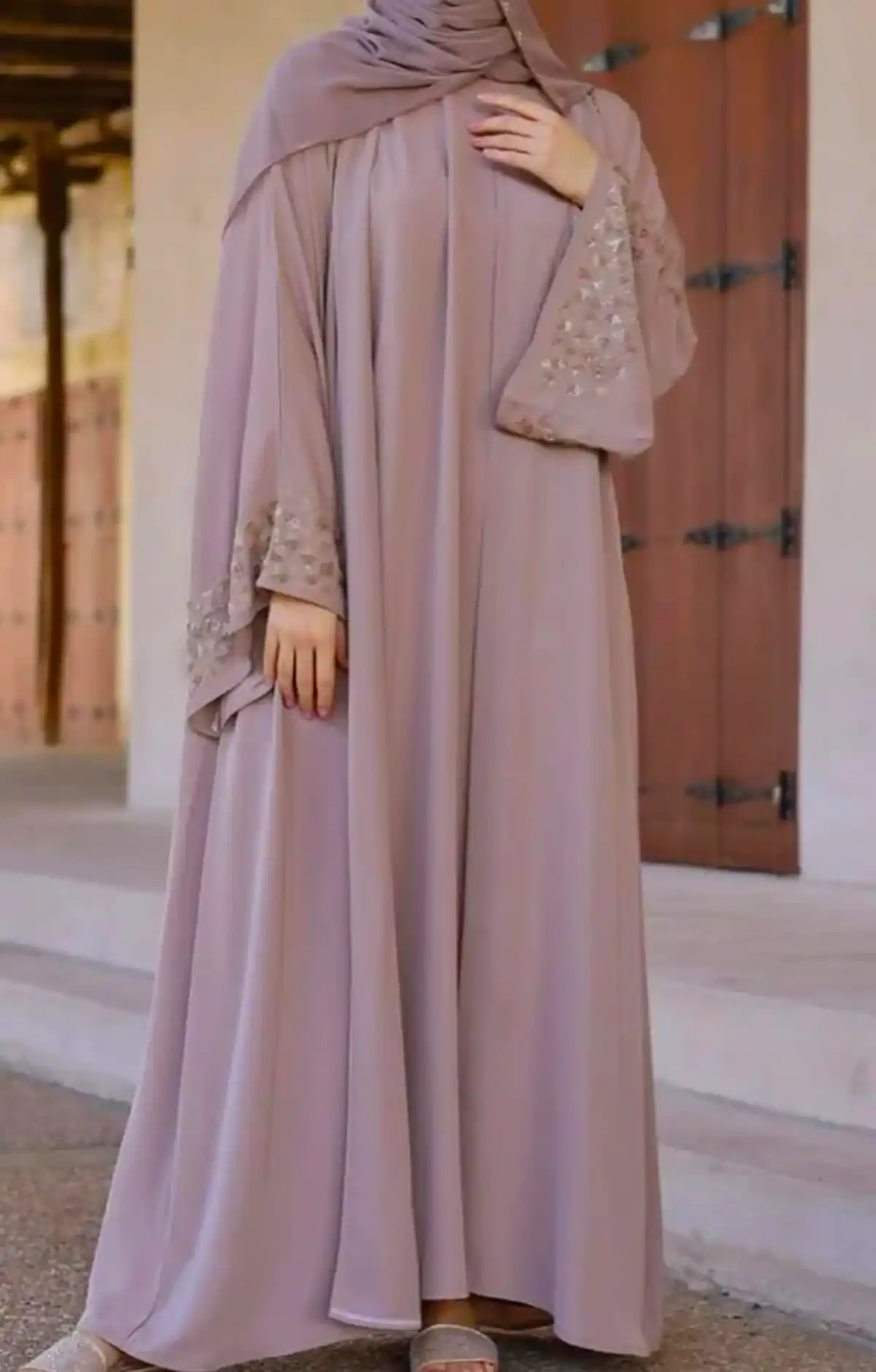 مانتو بلند عبایی زیبا