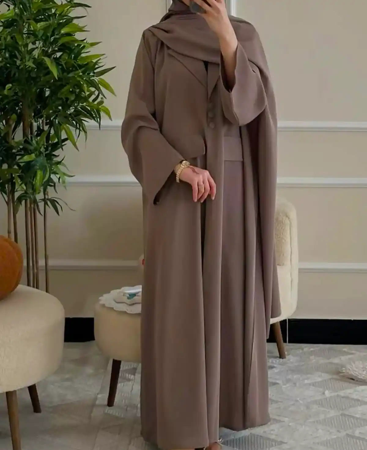 مانتو بلند عبایی زیبا