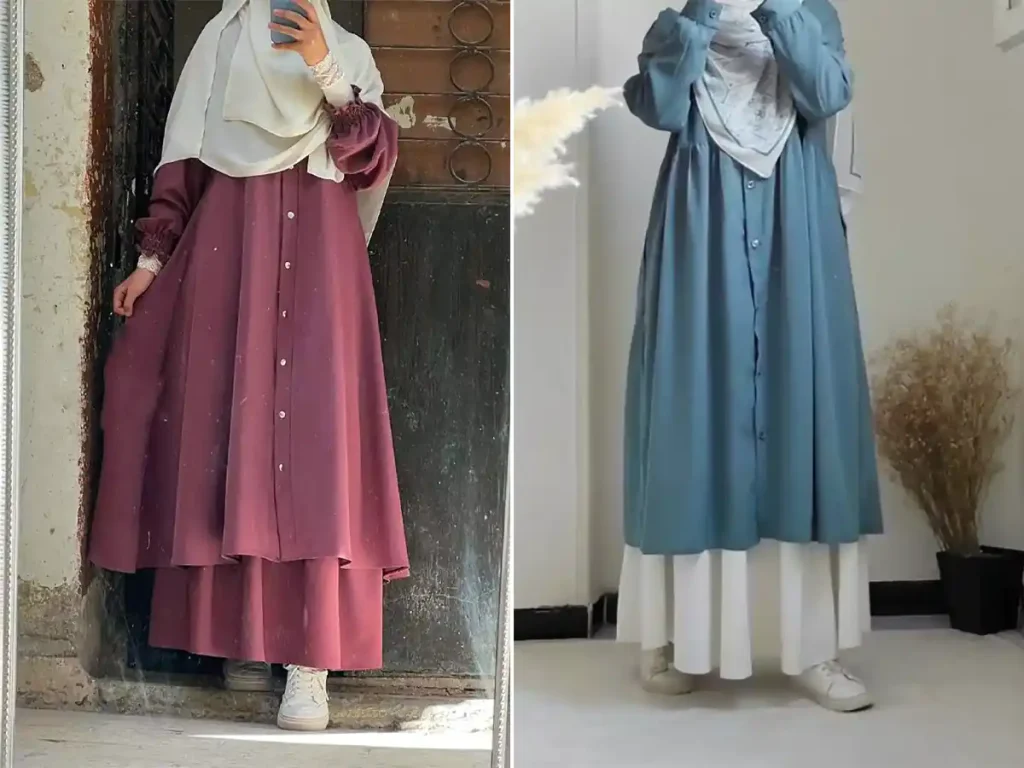 مانتو بلند خانومانه شیک