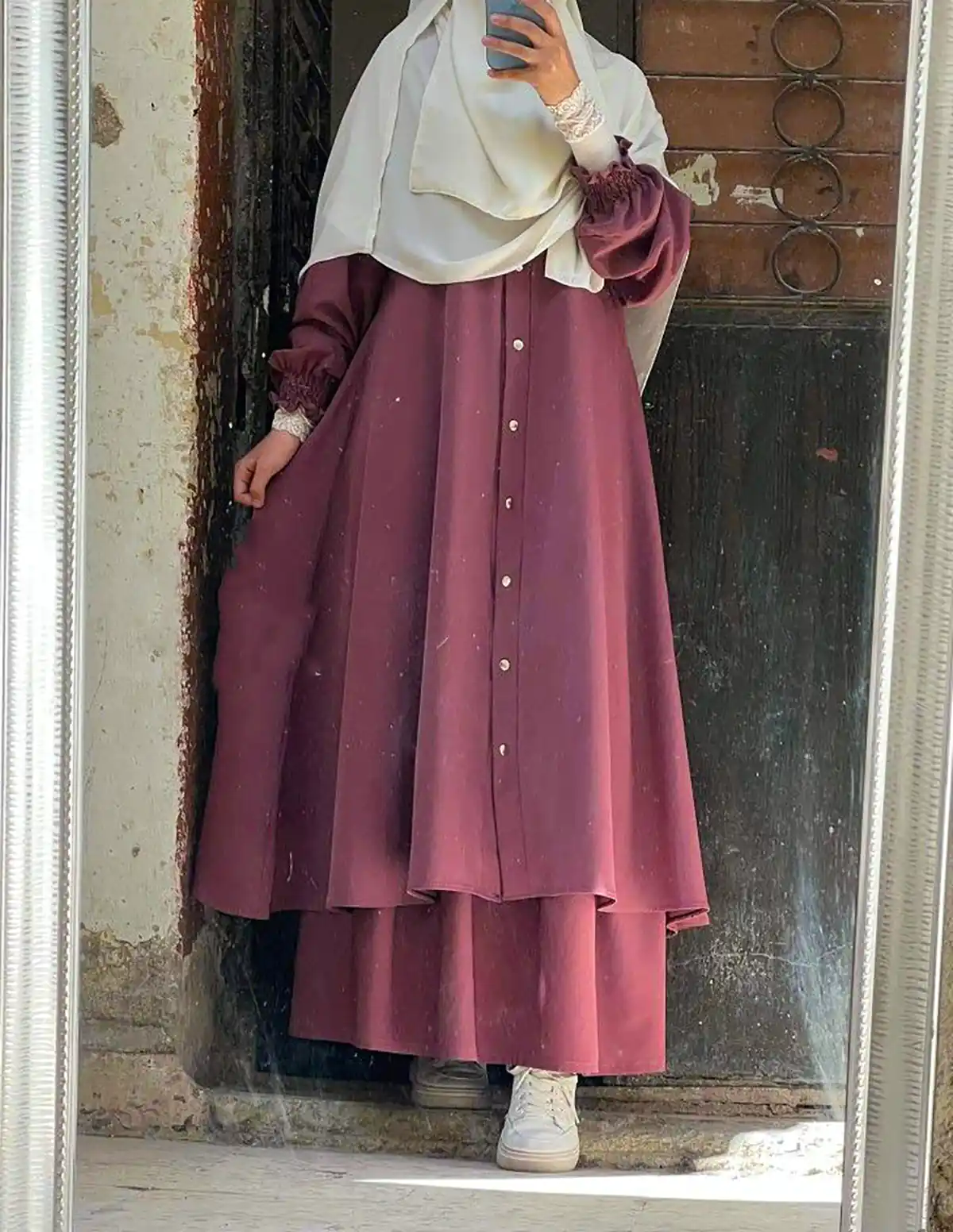 مانتو بلند خانومانه شیک