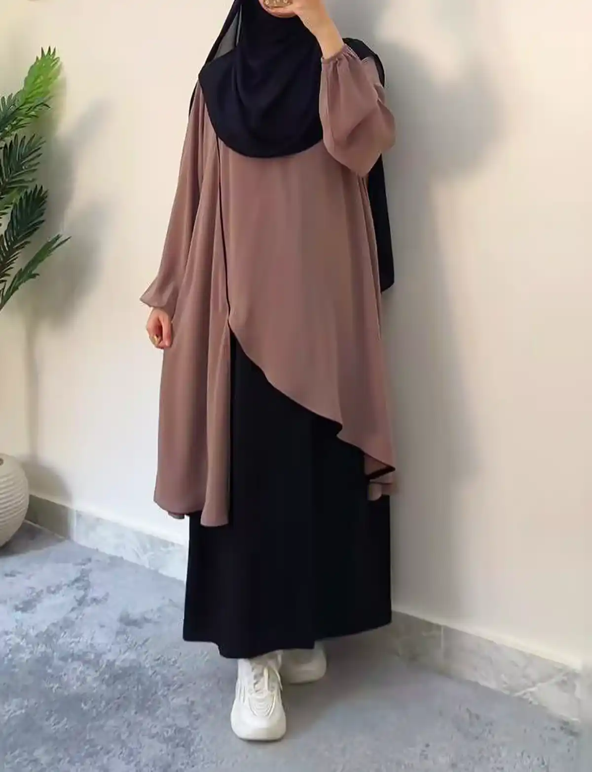 مانتو بلند خانومانه شیک
