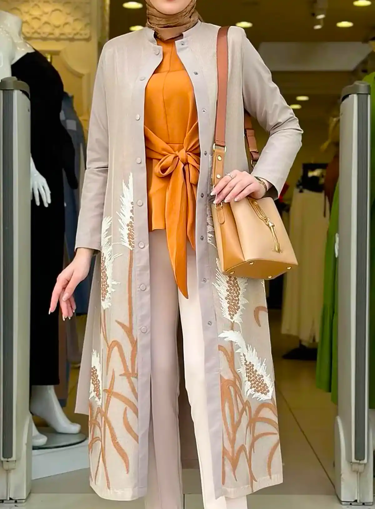 مانتو بلند نچرال