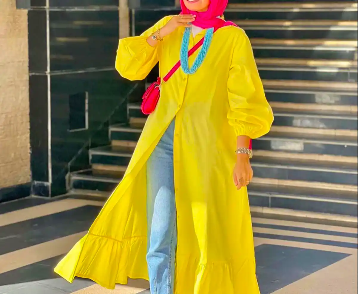 مانتو بلند نچرال