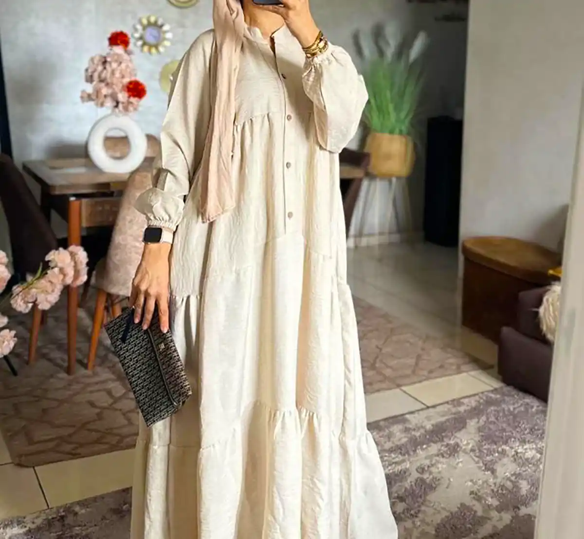 مانتو بلند زیبا لاکچری