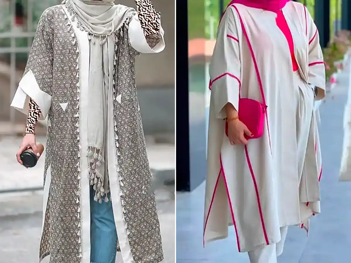 مانتو بلند زیبا زنانه