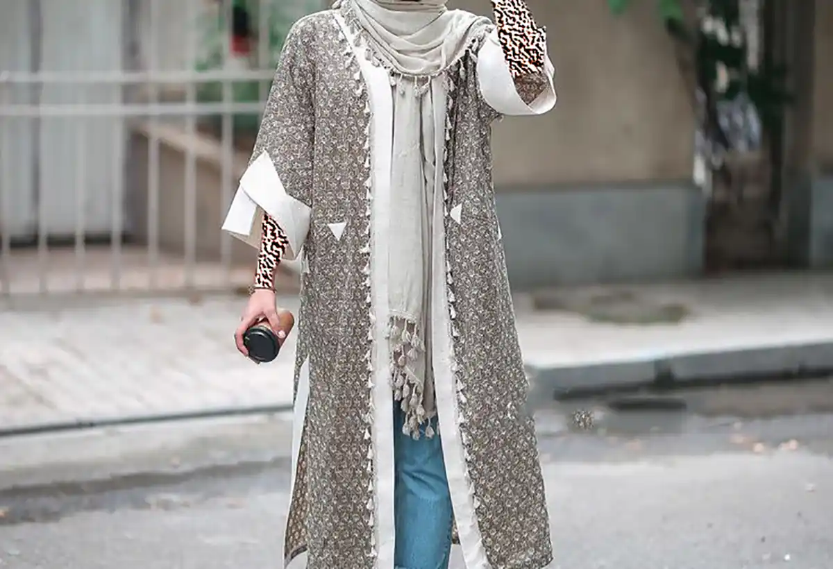 مانتو بلند زیبا زنانه