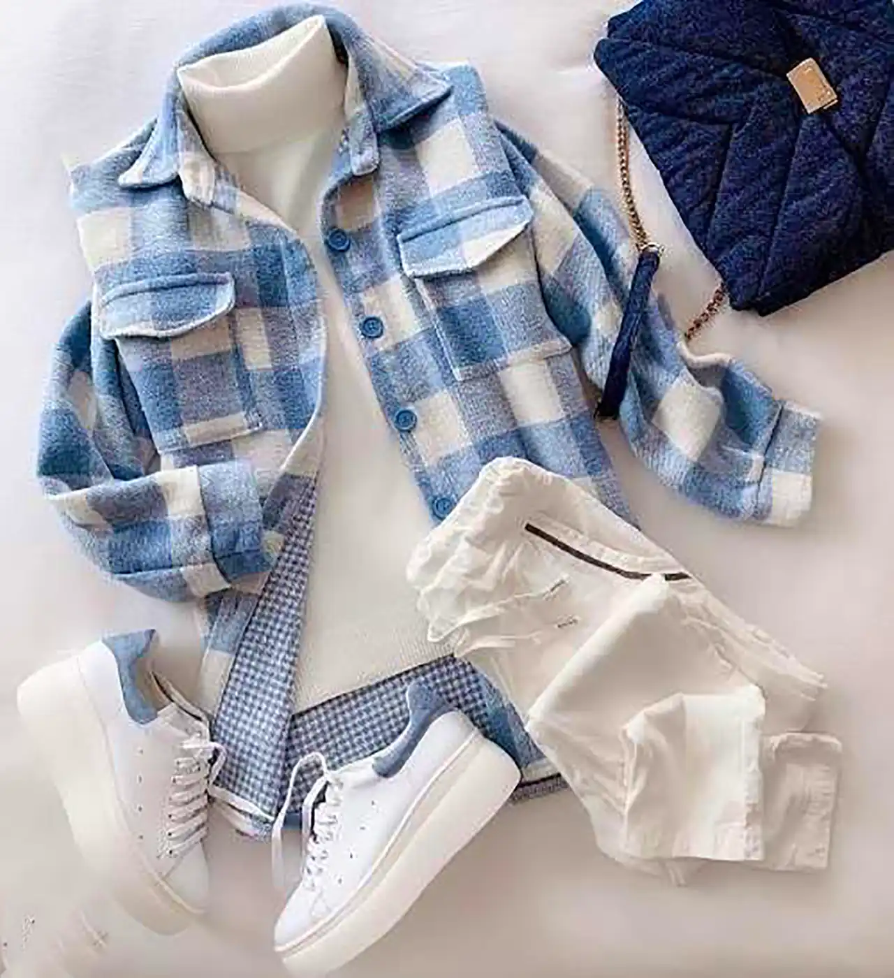 مانتو چهار خانه زنانه