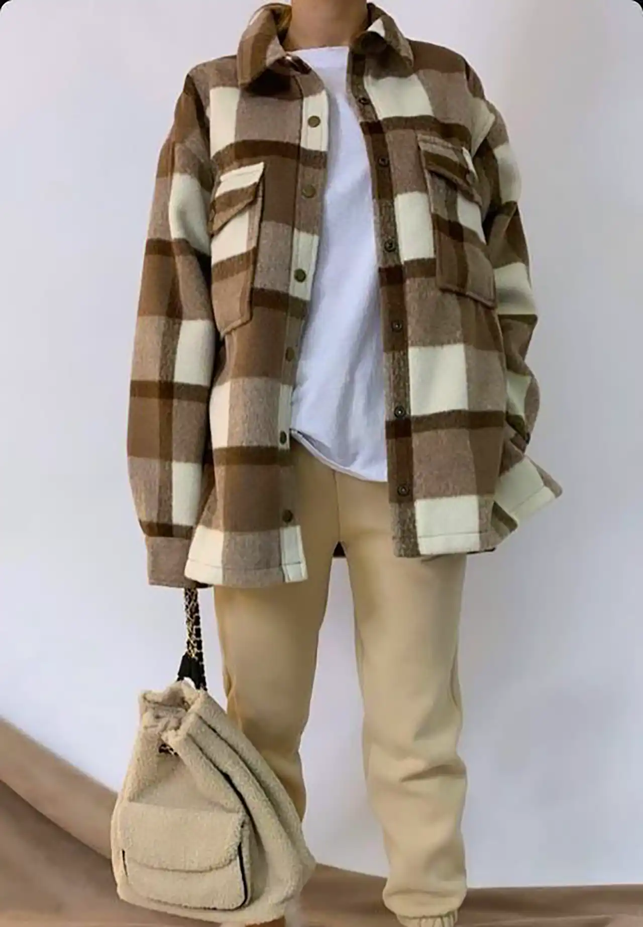 مانتو چهار خانه زنانه