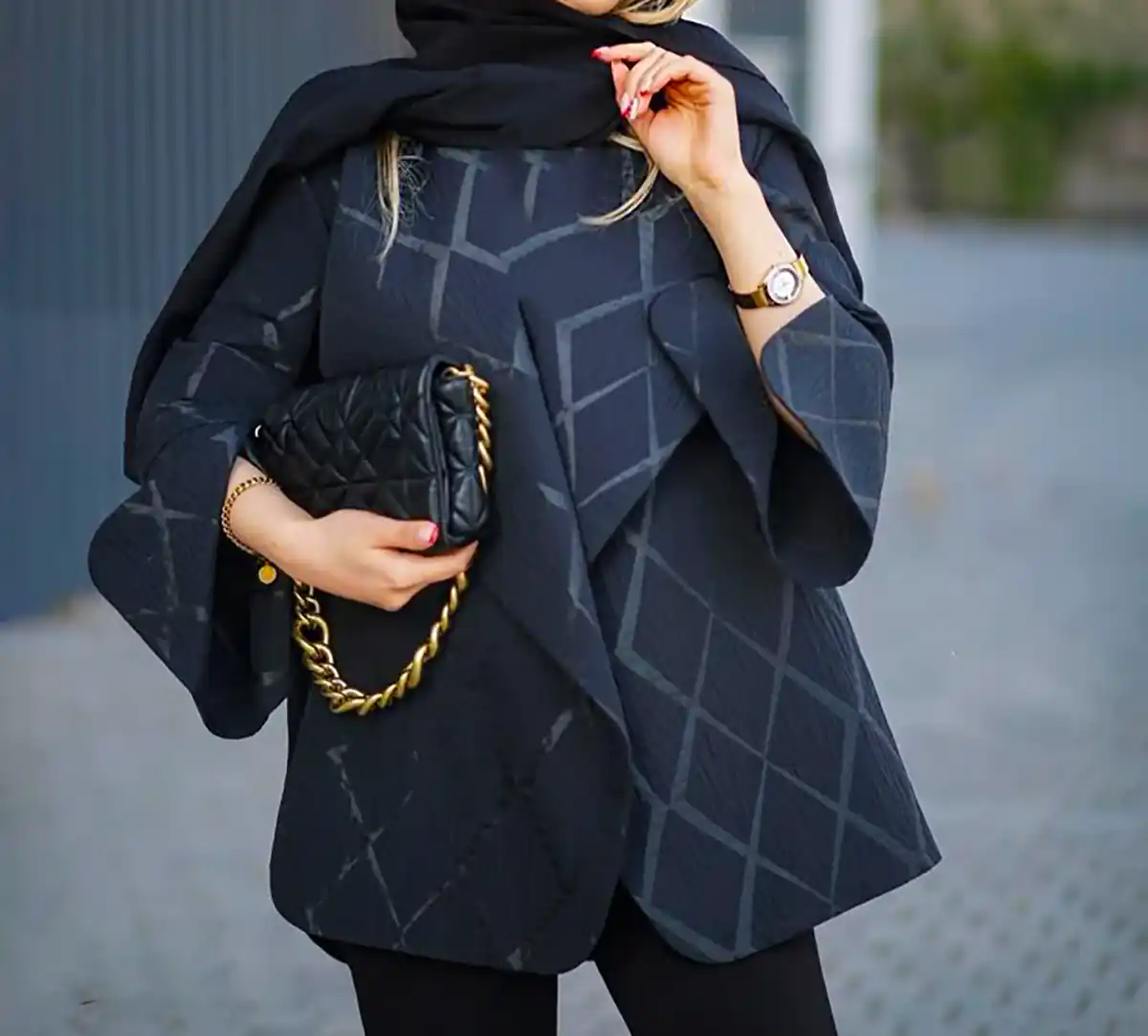 مانتو ژاکارد مجلسی شیک