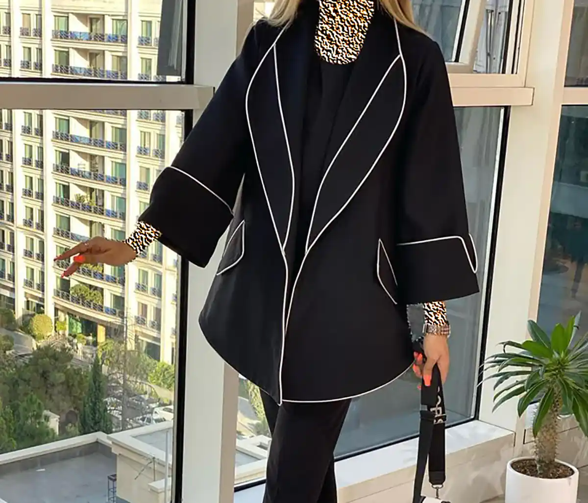 مانتو ژاکارد مجلسی شیک