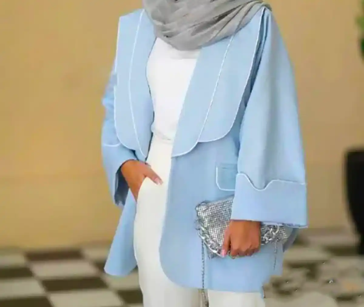 مانتو ژاکارد مجلسی شیک